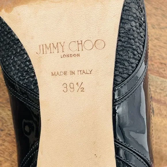 Jimmy Choo Hickory 85 Woven Canvas Pump - Picture 2 of 5